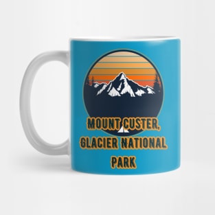 Mount Custer, Glacier National Park Mug